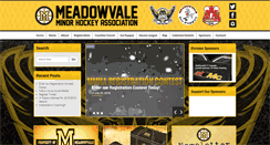 Desktop Screenshot of meadowvalehockey.com